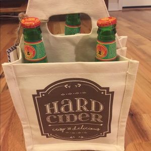 3 Canvas 6 bottle totes